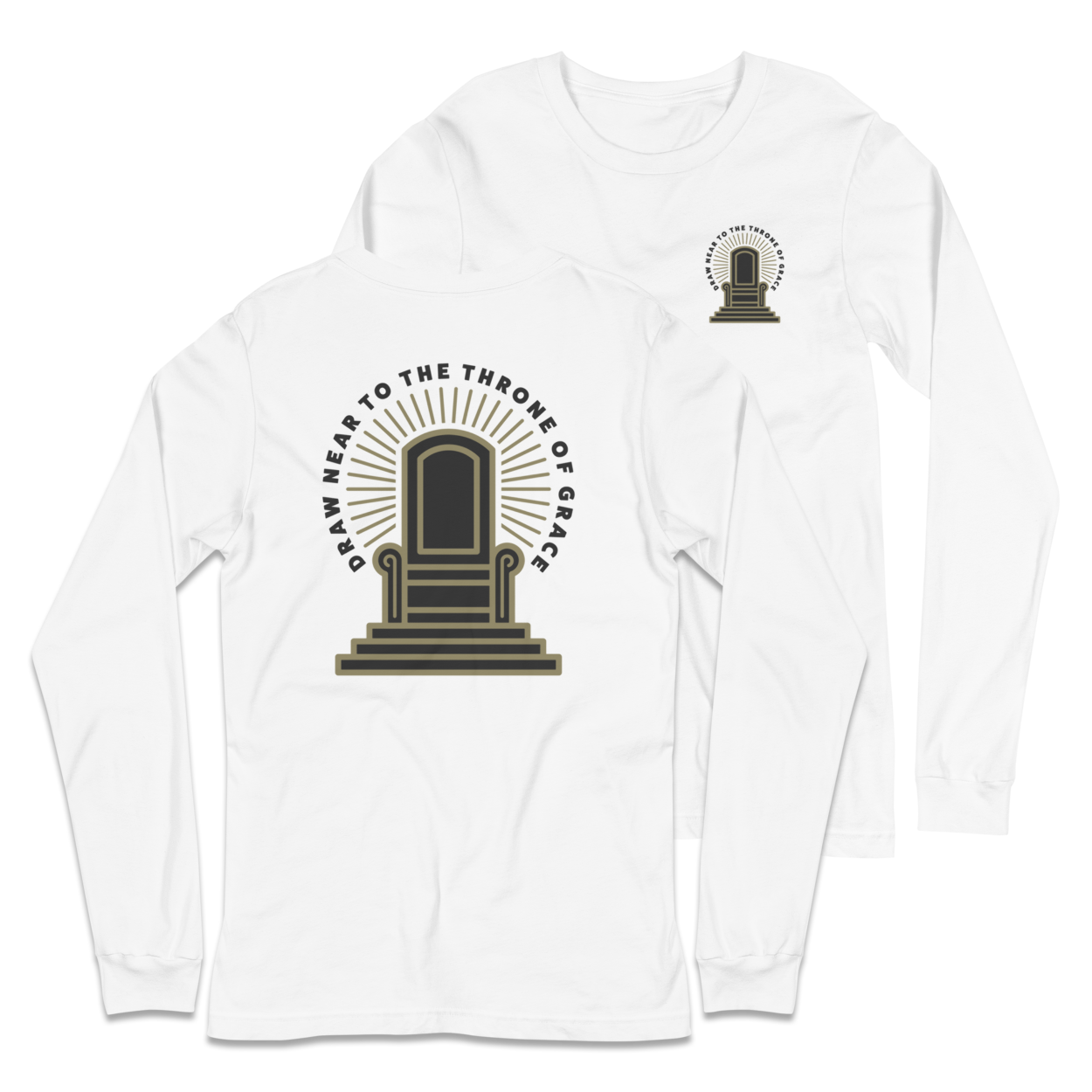 Throne of Grace Long Sleeve Shirt - 1689 Designs