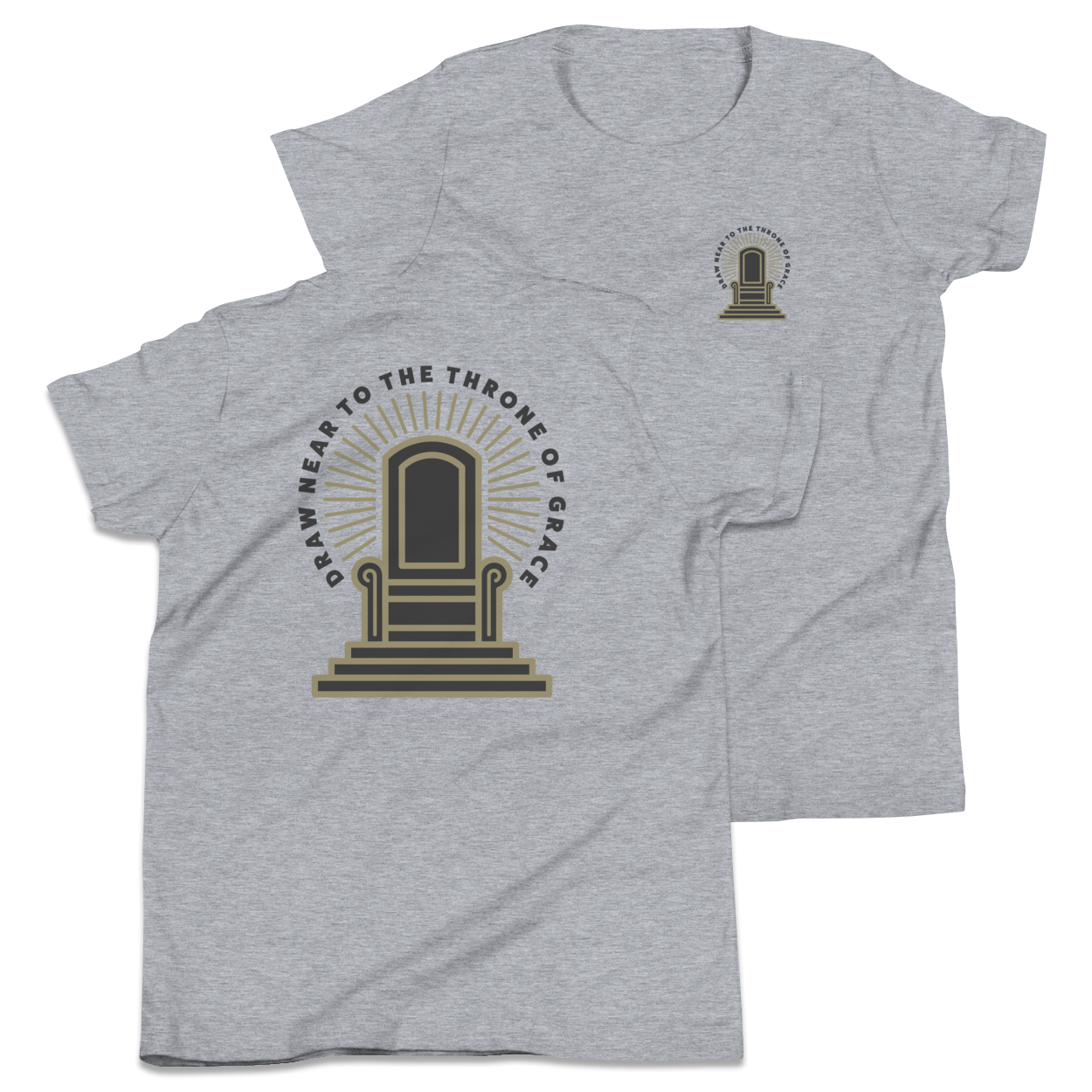 Throne of Grace Youth T-Shirt - 1689 Designs