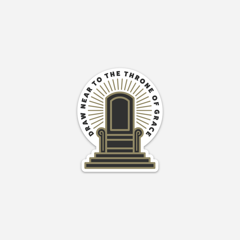 Throne of Grace Sticker