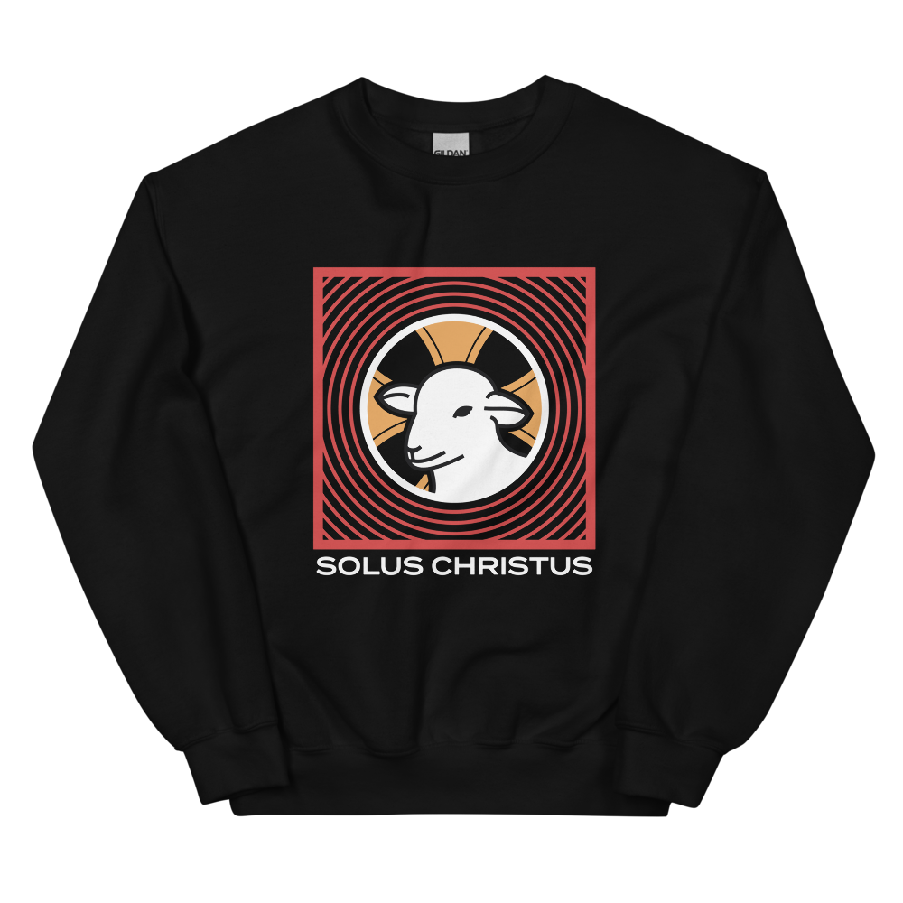Solus Christus (Front Only) Sweatshirt - 1689 Designs