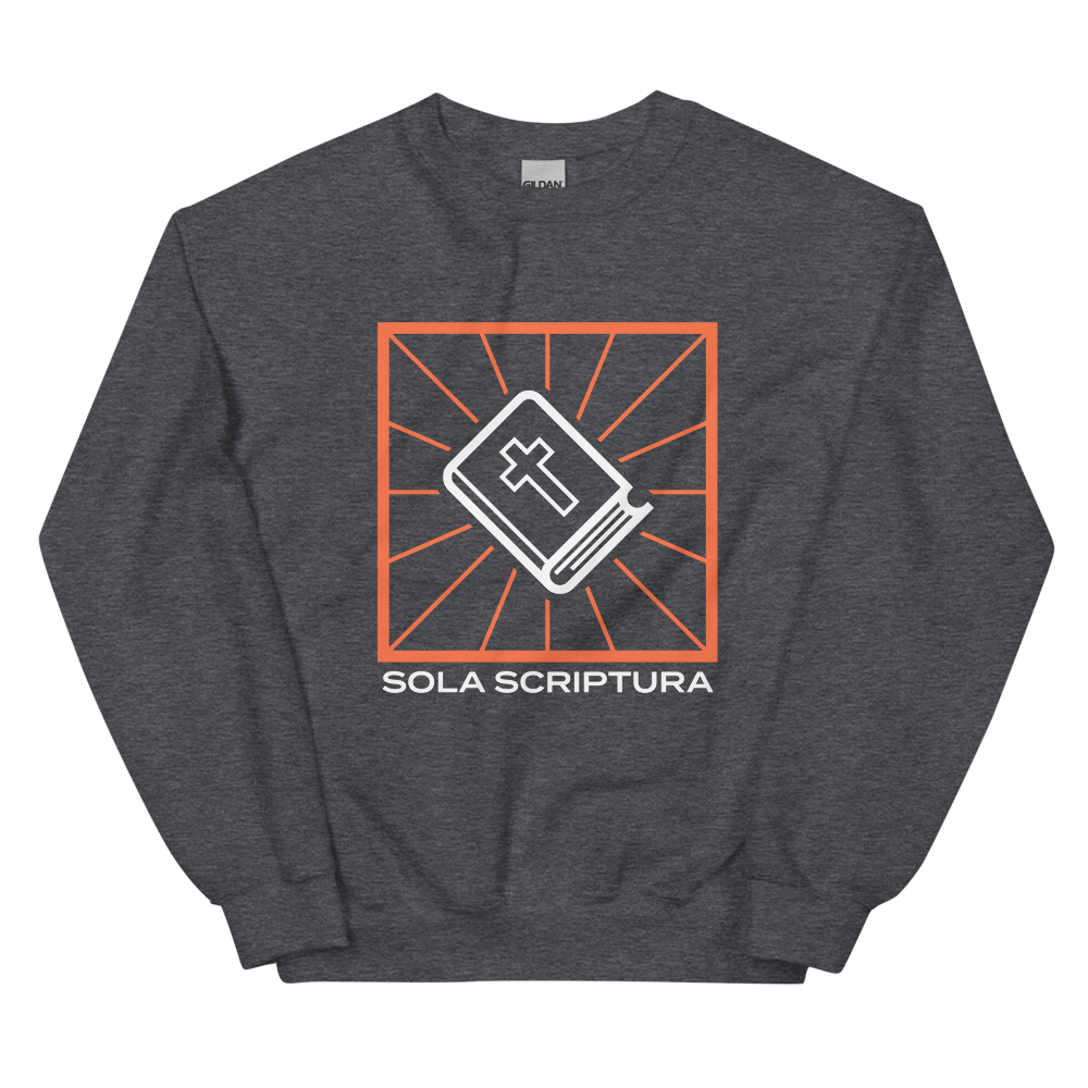 Sola Scriptura (Front Only) Sweatshirt - 1689 Designs