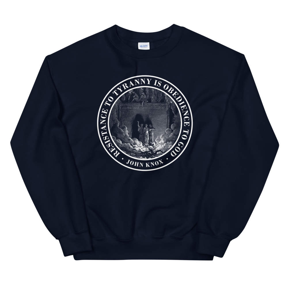 Resist Tyranny (Front Only) Sweatshirt - 1689 Designs