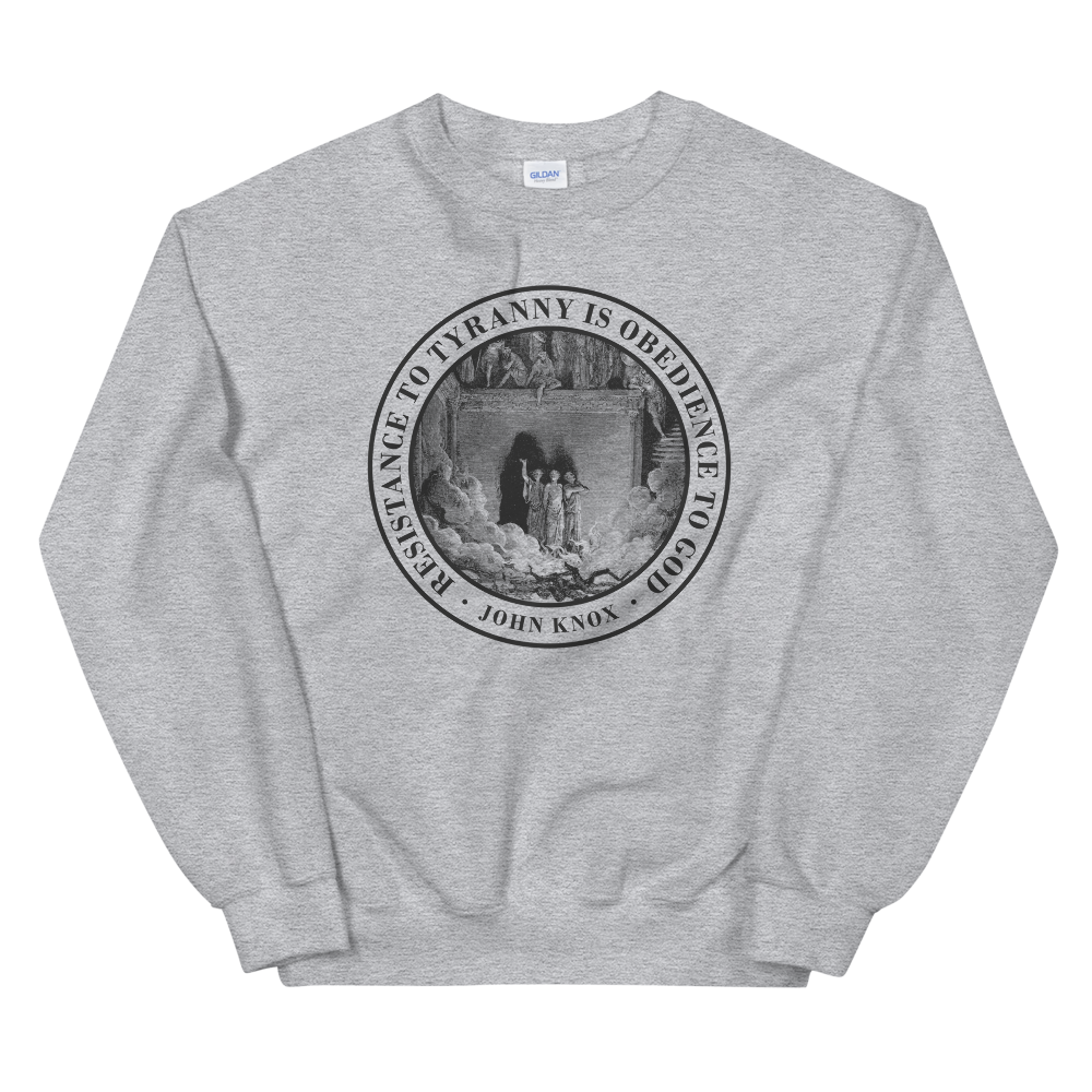 Resist Tyranny (Front Only) Sweatshirt - 1689 Designs