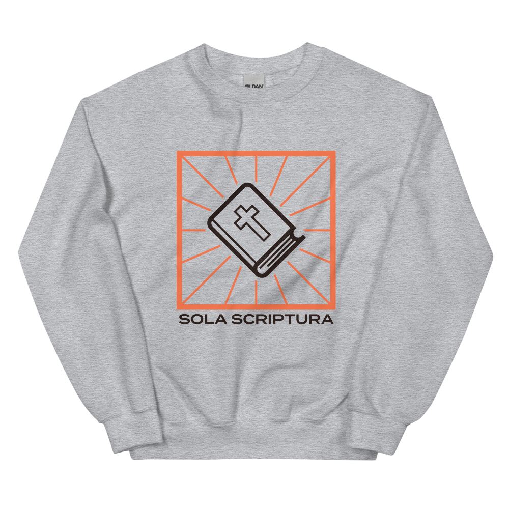 Sola Scriptura (Front Only) Sweatshirt - 1689 Designs