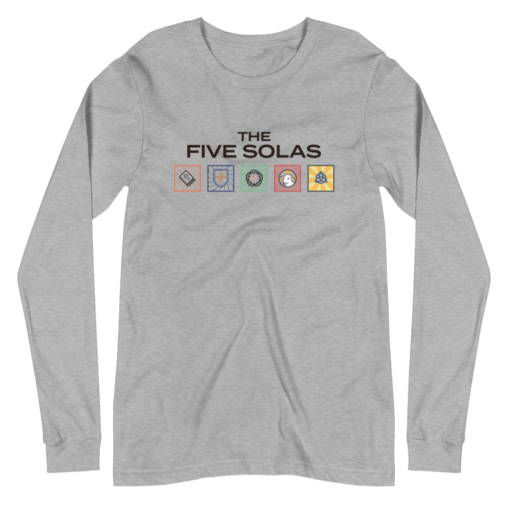 The Five Solas Long Sleeve Shirt - 1689 Designs