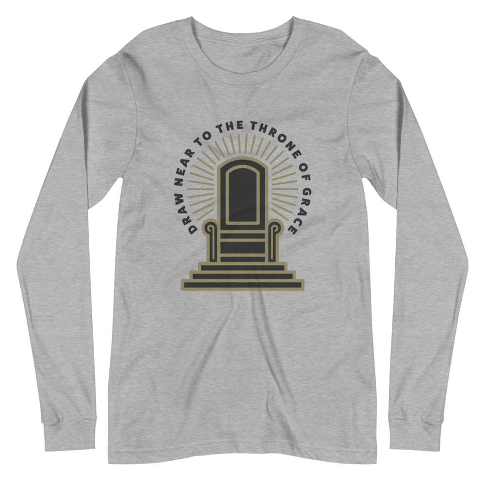 Throne of Grace (Front Only) Long Sleeve Shirt