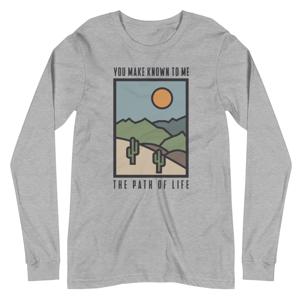 Path of Life (Front Only) Long Sleeve Shirt