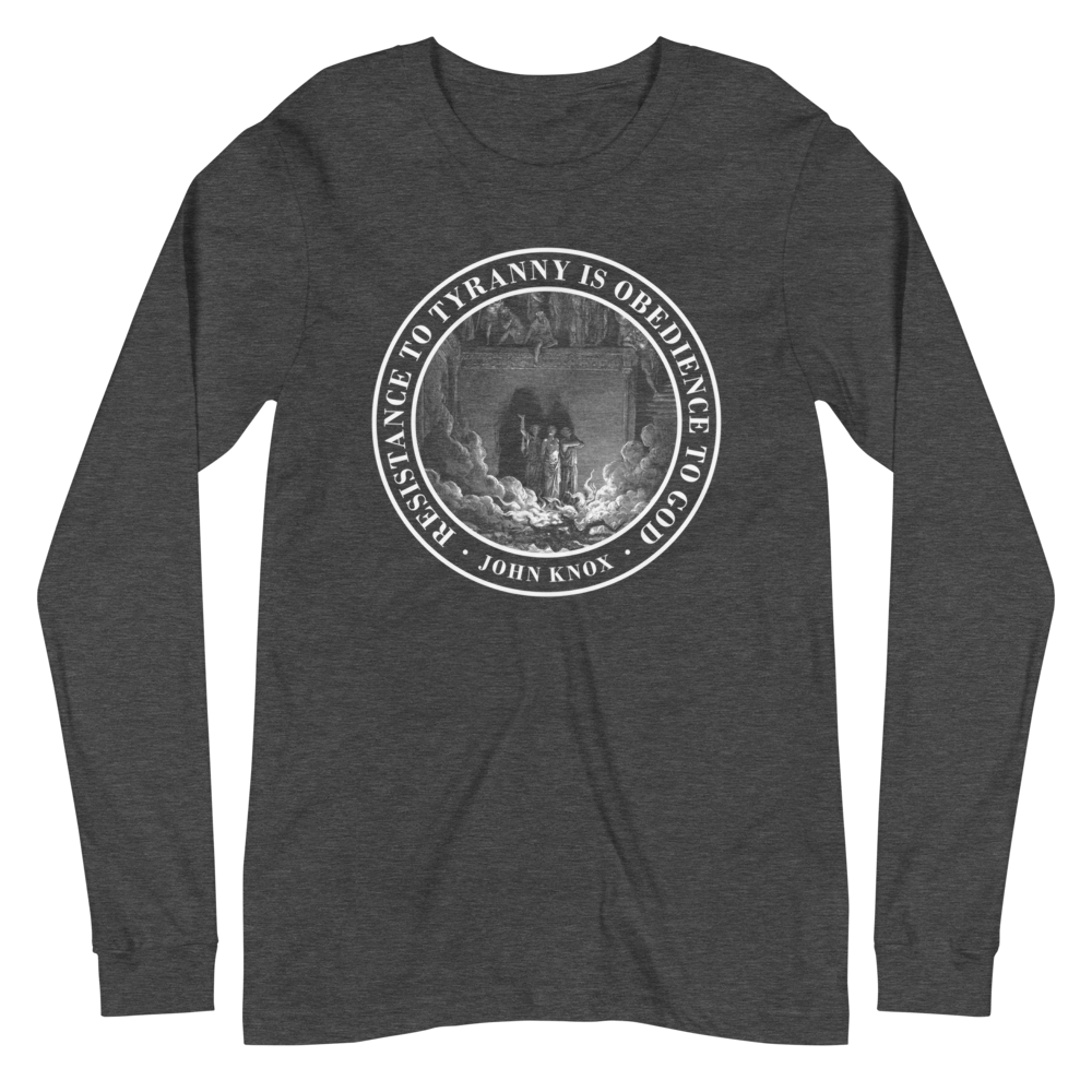 Resist Tyranny (Front Only) Long Sleeve Shirt - 1689 Designs