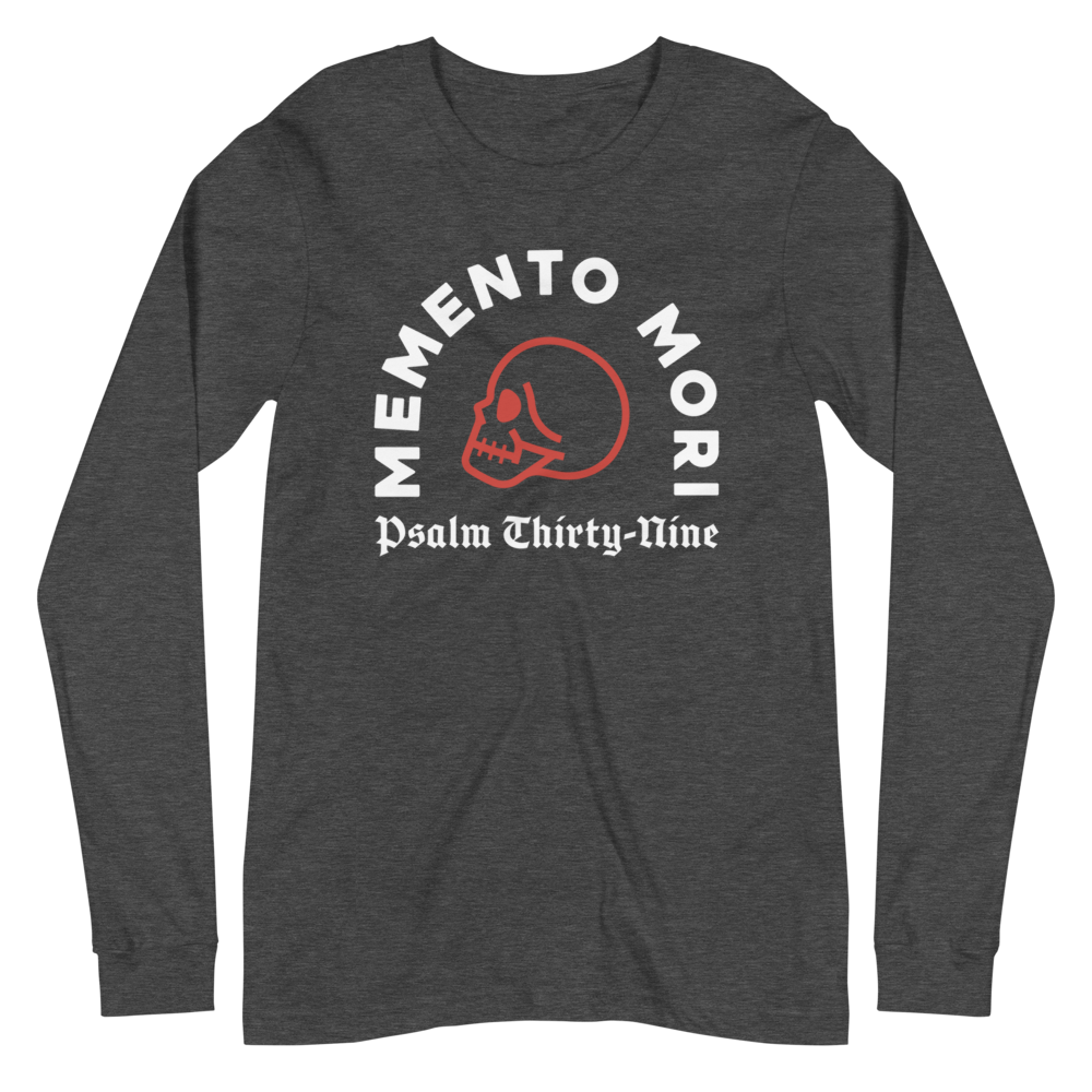 Memento Mori (Front Only) Long Sleeve Shirt
