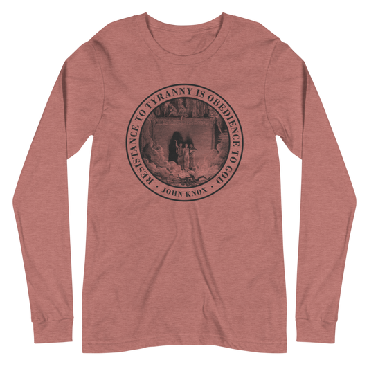 Resist Tyranny (Front Only) Long Sleeve Shirt - 1689 Designs