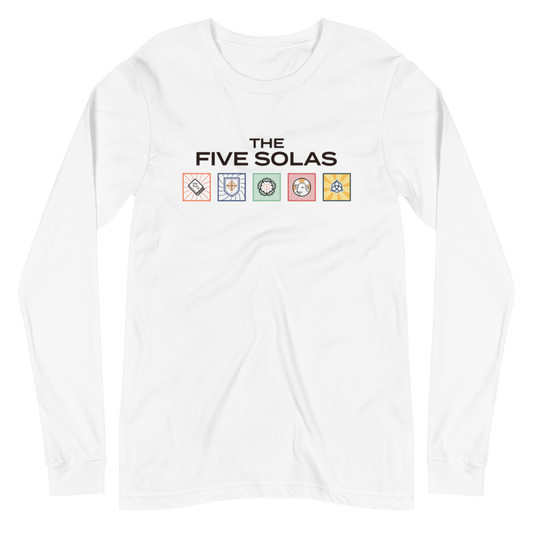 The Five Solas Long Sleeve Shirt - 1689 Designs