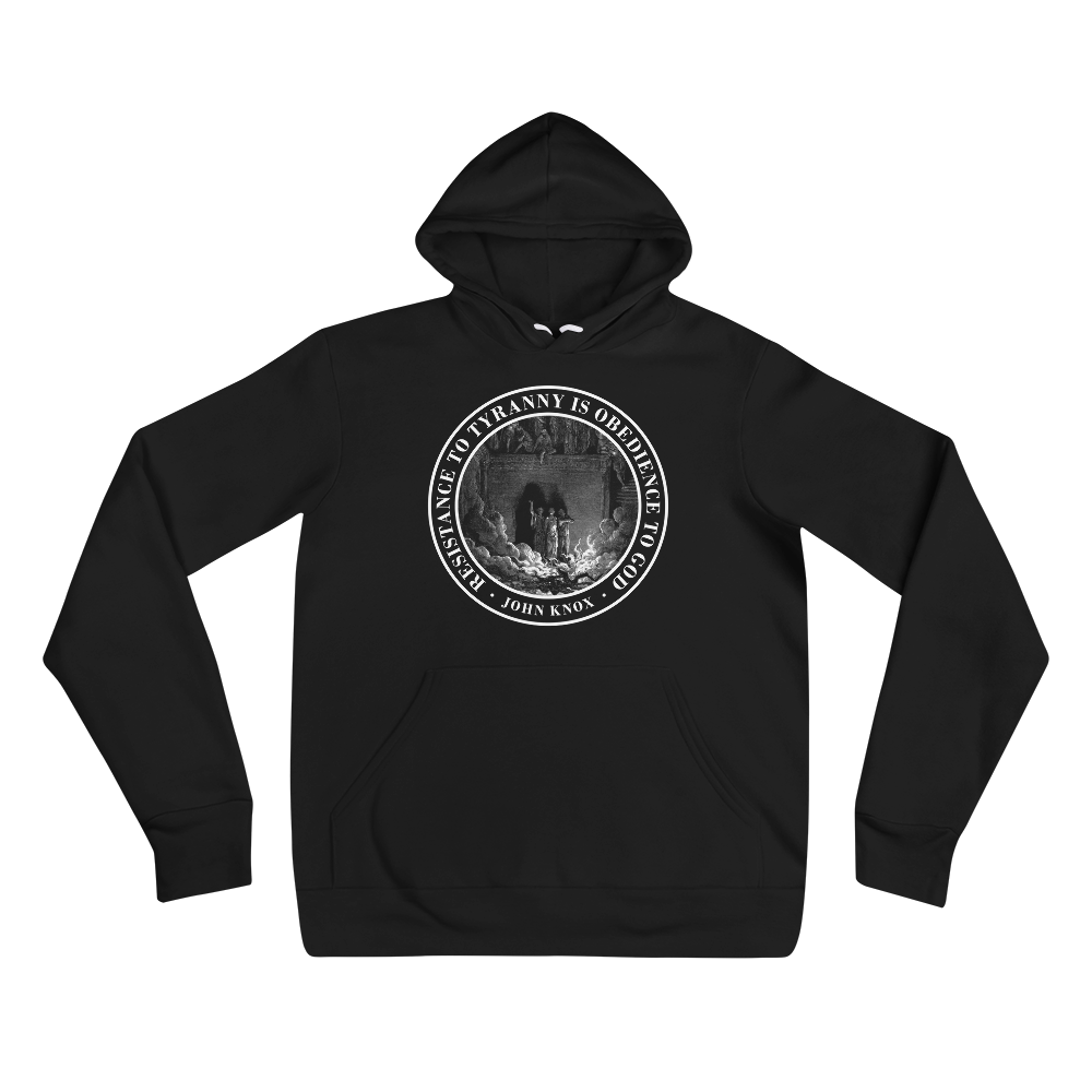Resist Tyranny (Front Only) Hoodie - 1689 Designs