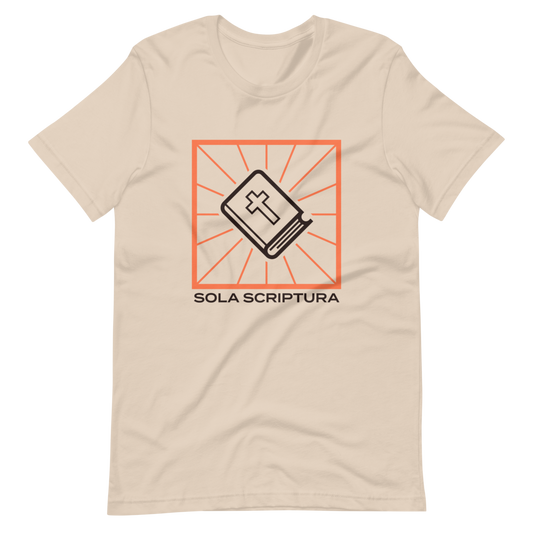 Sola Scriptura (Front Only) T-Shirt - 1689 Designs
