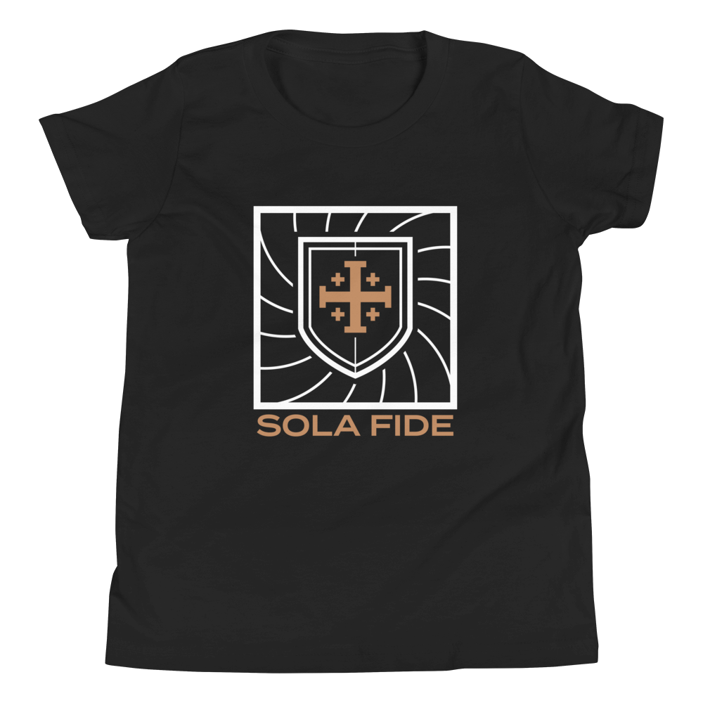 Sola Fide Youth T-Shirt - 1689 Designs