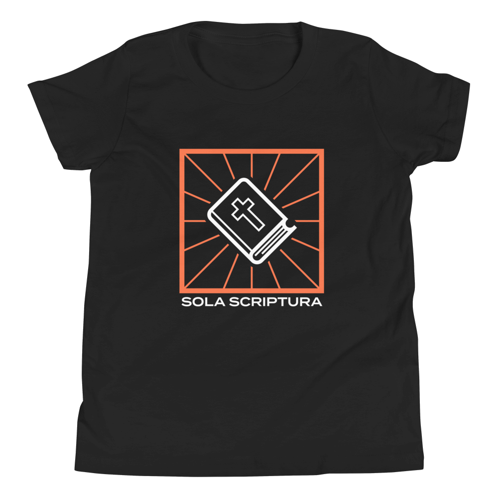 Sola Scriptura Youth T-Shirt - 1689 Designs