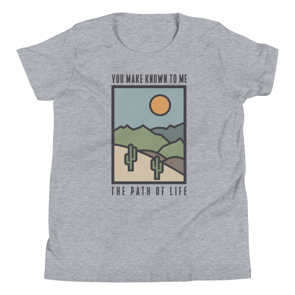 Path of Life (Front Only) Youth T-Shirt - 1689 Designs