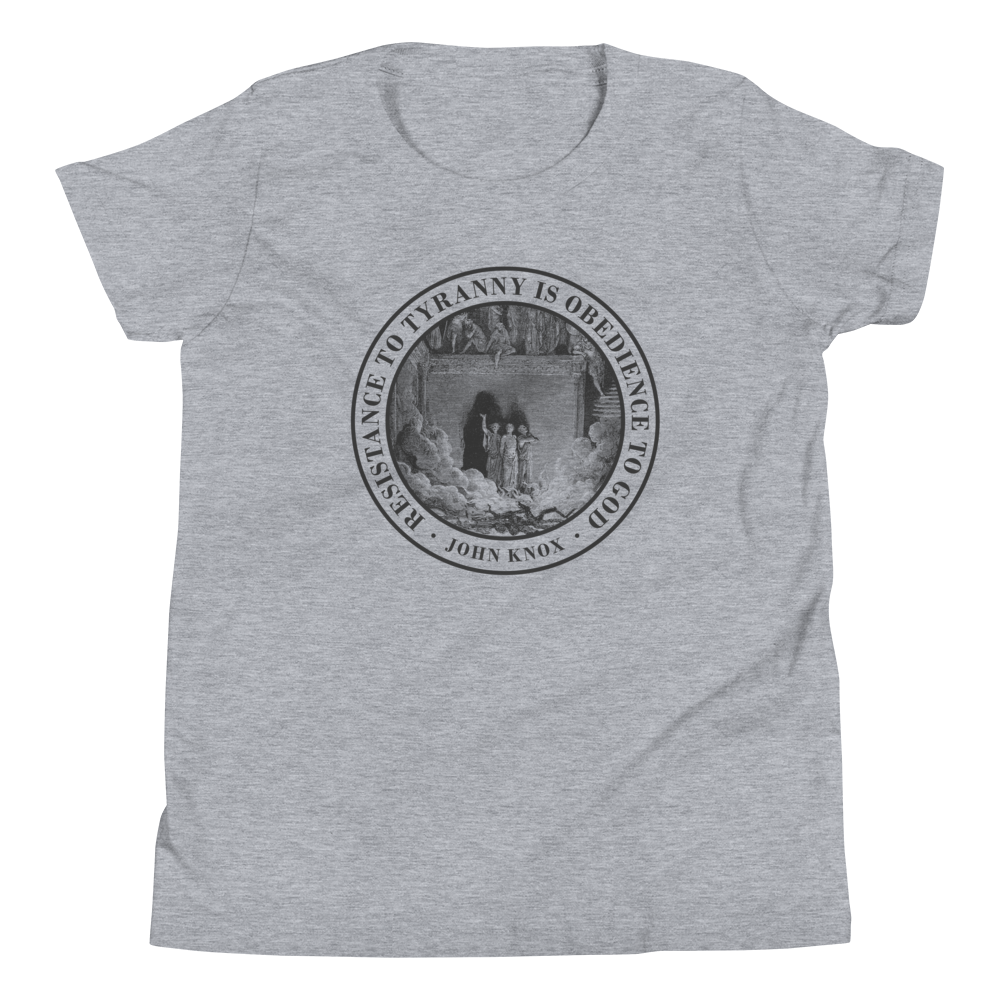 Resist Tyranny (Front Only) Youth T-Shirt - 1689 Designs