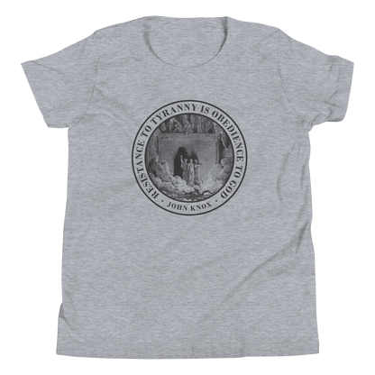 Resist Tyranny (Front Only) Youth T-Shirt - 1689 Designs