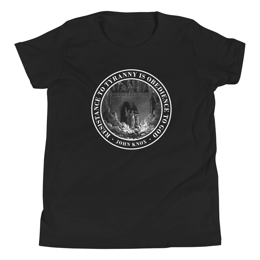 Resist Tyranny (Front Only) Youth T-Shirt - 1689 Designs