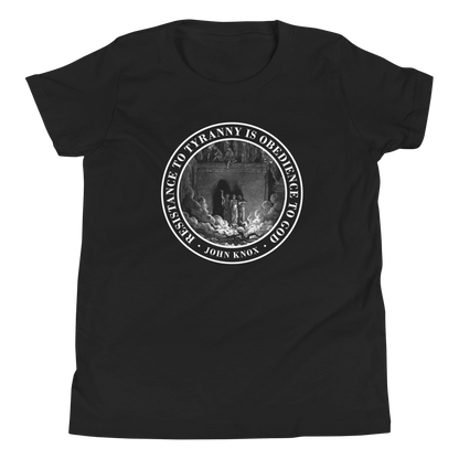 Resist Tyranny (Front Only) Youth T-Shirt - 1689 Designs