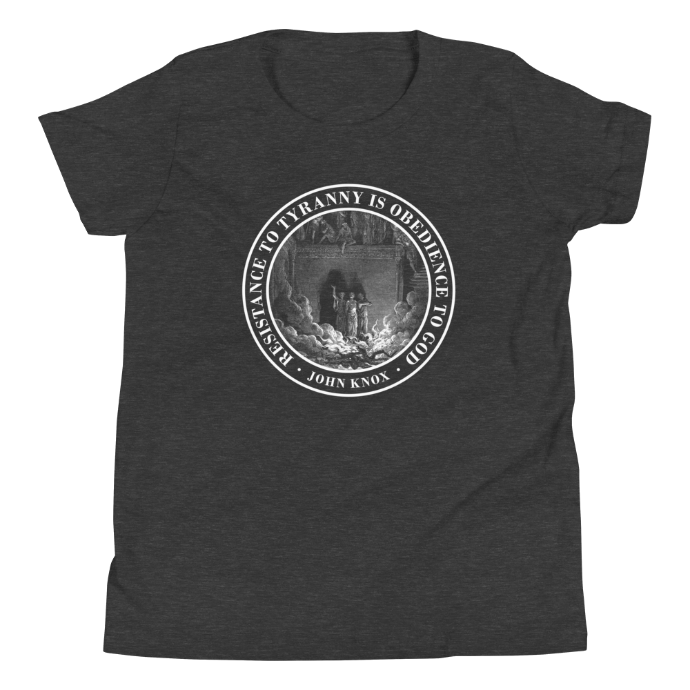 Resist Tyranny (Front Only) Youth T-Shirt - 1689 Designs