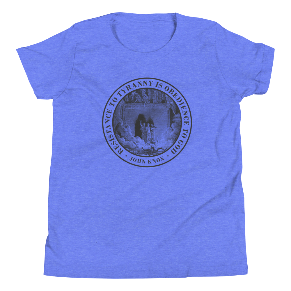 Resist Tyranny (Front Only) Youth T-Shirt - 1689 Designs