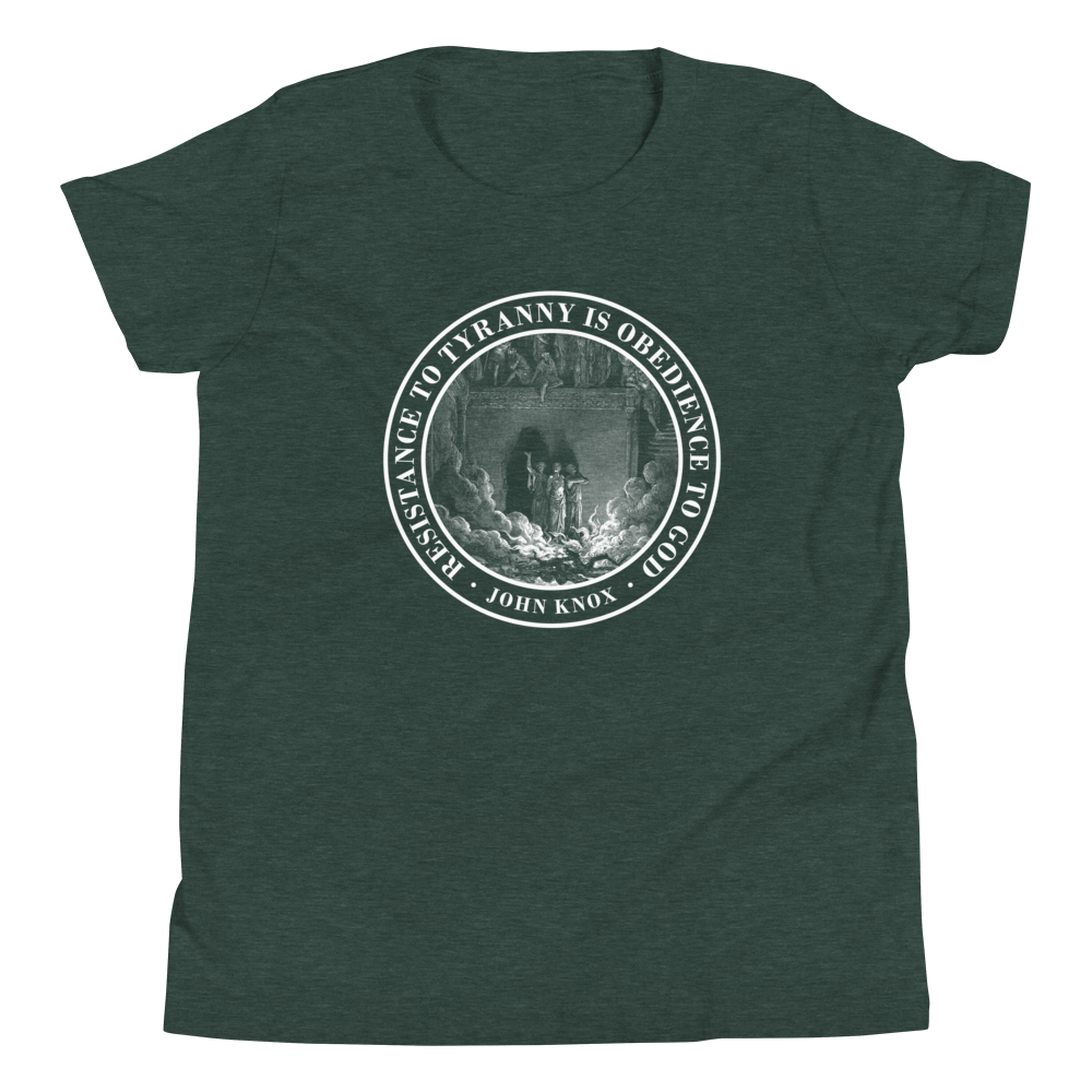 Resist Tyranny (Front Only) Youth T-Shirt - 1689 Designs