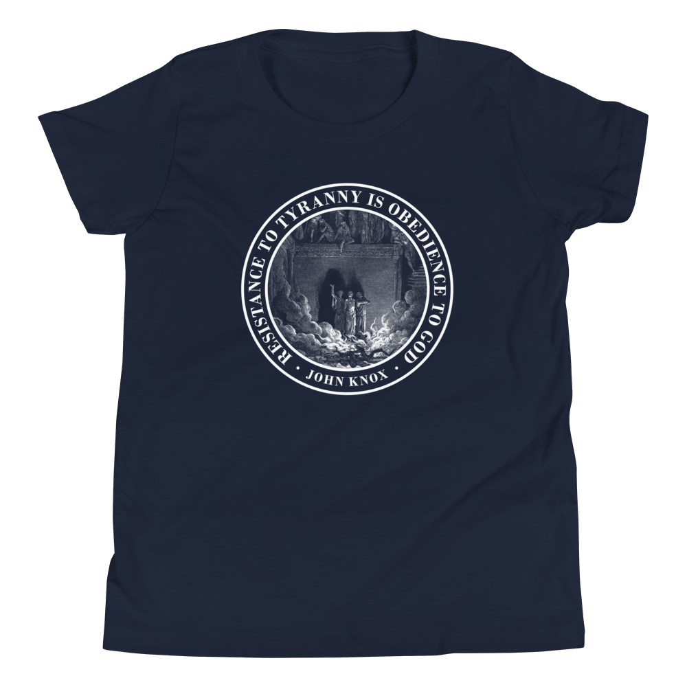 Resist Tyranny (Front Only) Youth T-Shirt - 1689 Designs