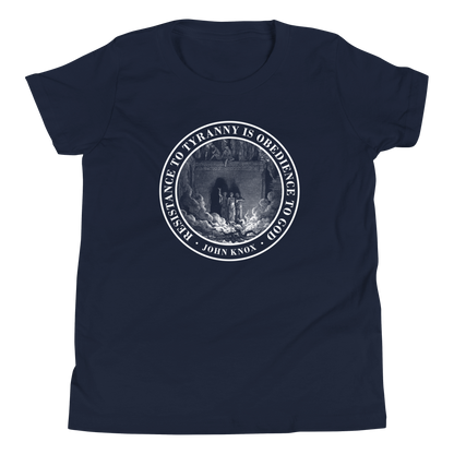 Resist Tyranny (Front Only) Youth T-Shirt - 1689 Designs