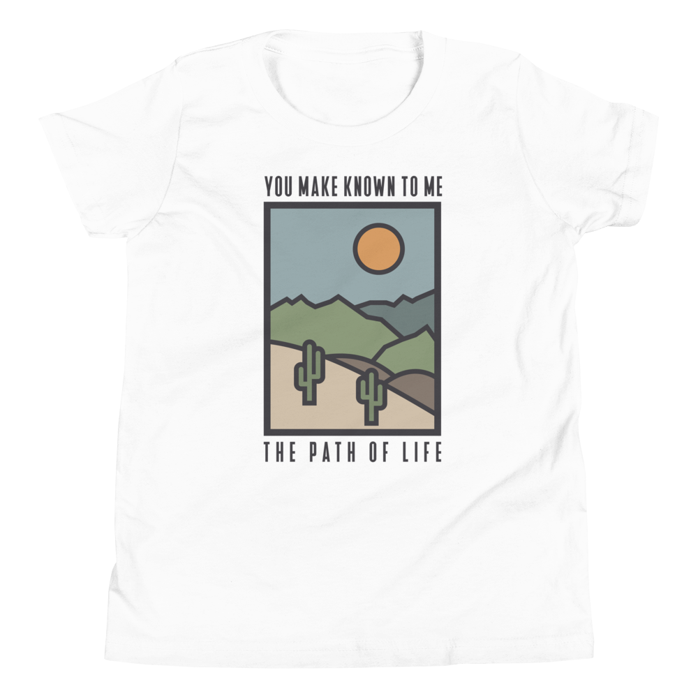 Path of Life (Front Only) Youth T-Shirt - 1689 Designs