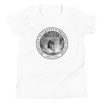 Resist Tyranny (Front Only) Youth T-Shirt - 1689 Designs